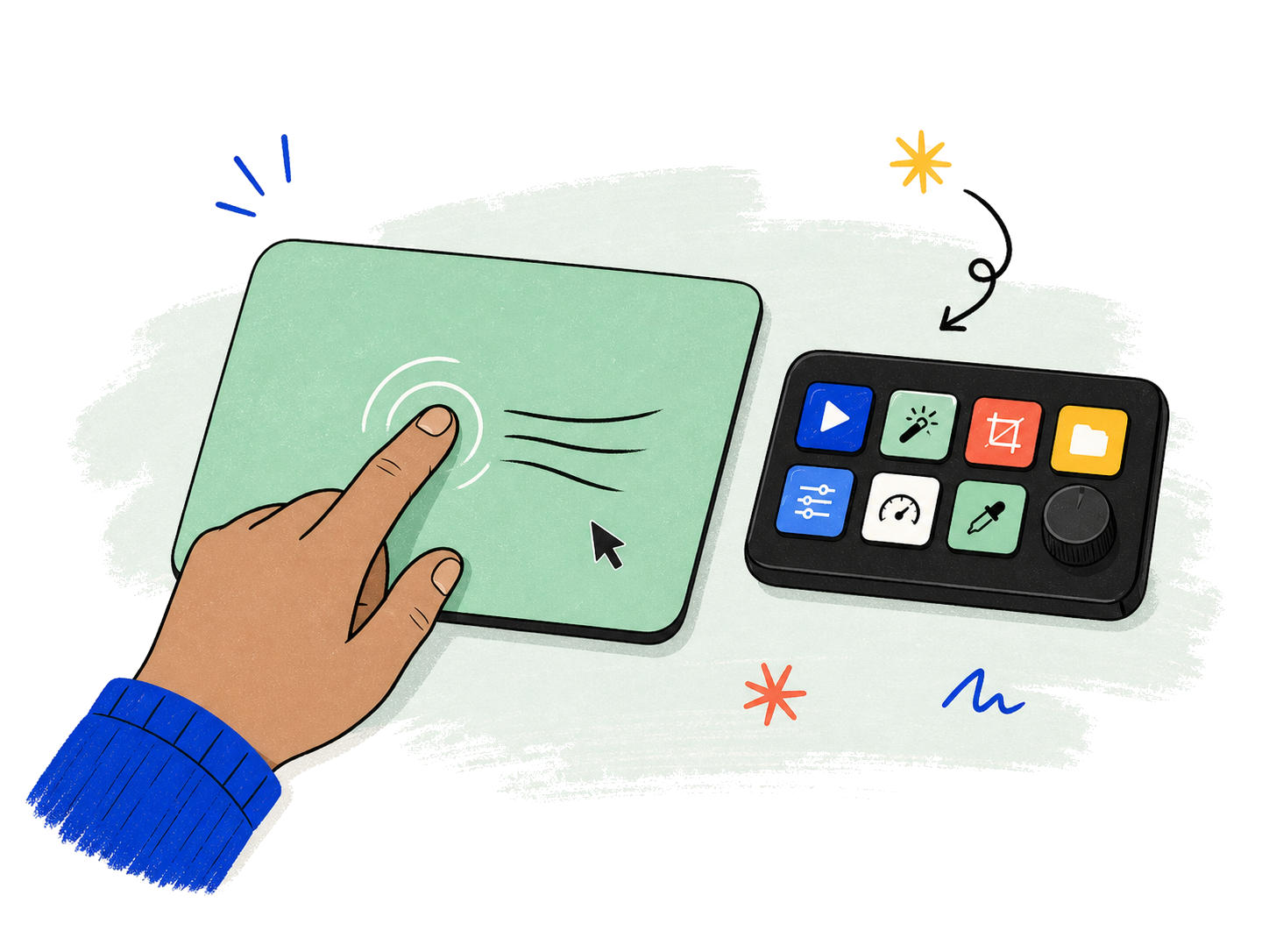 Trackpad illustration